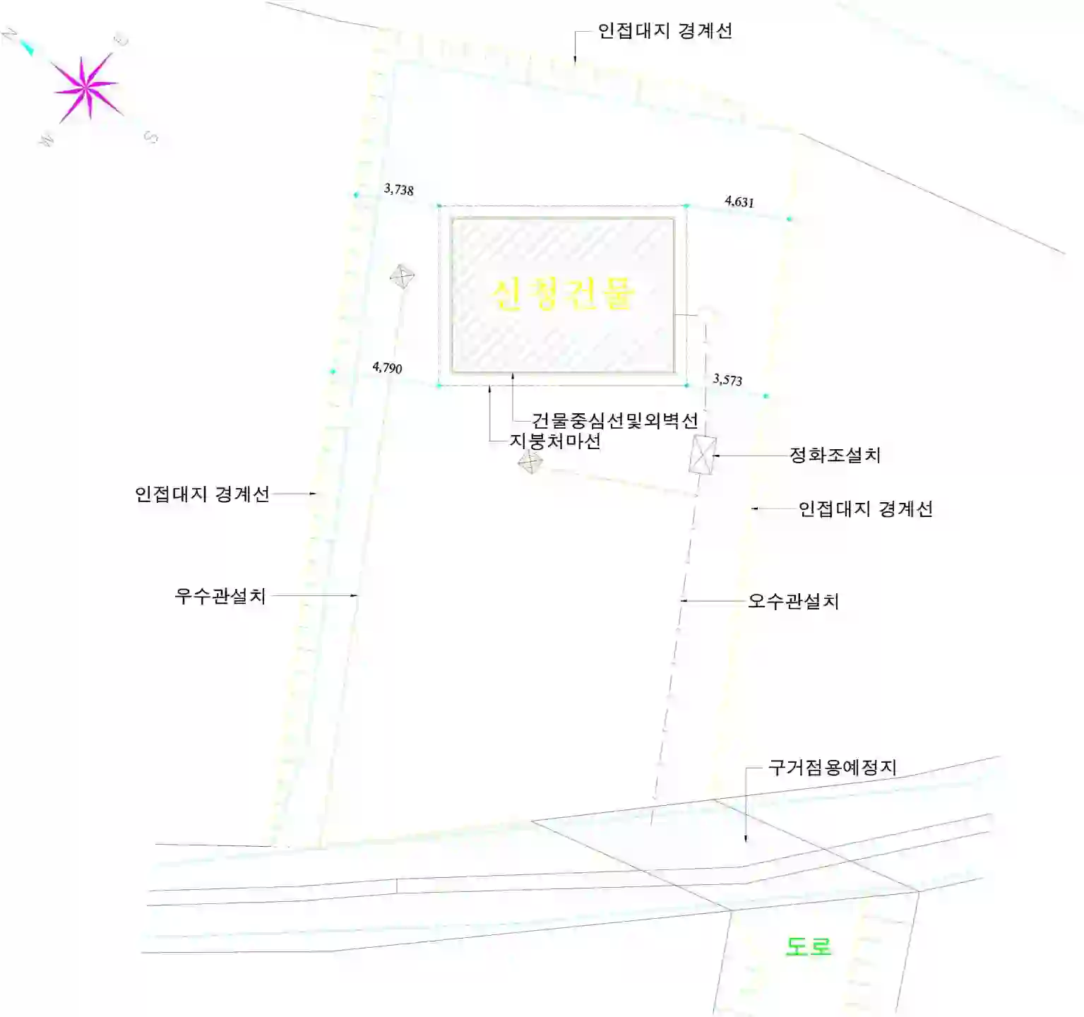 오금동 316-7 배치도 이미지